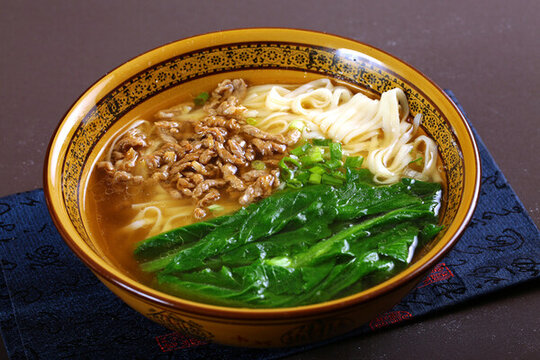 青菜肉絲面