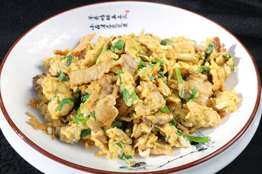 羊肉麻油炒雞蛋