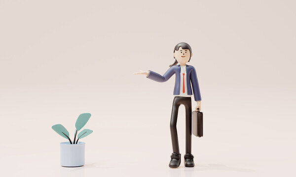 3D商務(wù)人物形象