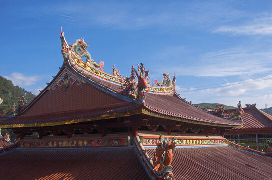 隱秀寺大殿屋頂