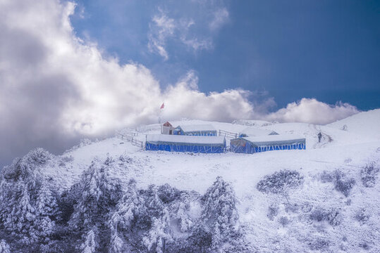 華尖山雪景