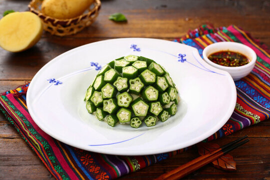 冰鎮(zhèn)秋葵