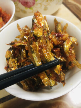 香辣小銀魚