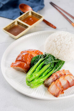 叉燒拼燒鴨飯?zhí)撞? loading=