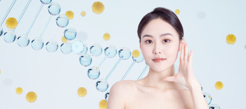 美容肖像海報