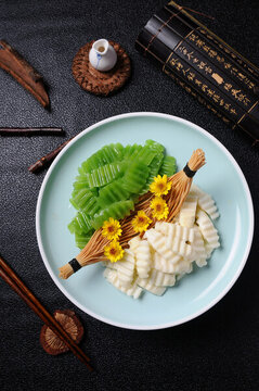 青筍炒山藥