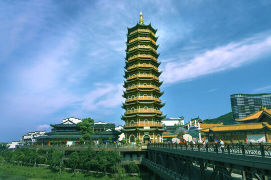 湖州太湖古鎮(zhèn)萬佛塔