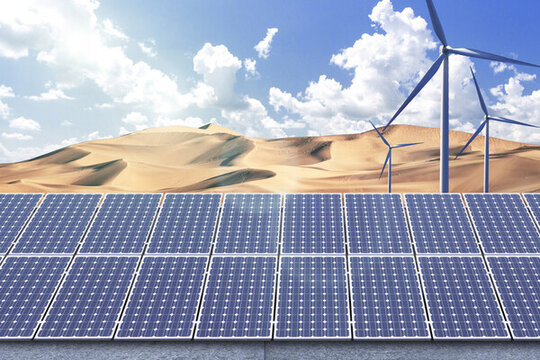 太陽能和風力發(fā)電讓世界更美好