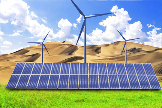太陽能和風力發(fā)電讓世界更美好