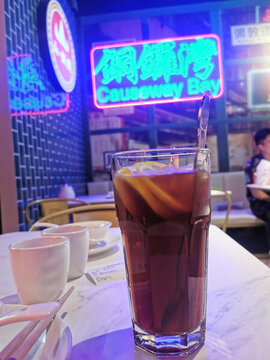 港式凍檸檬茶
