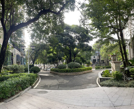 高檔園林小區(qū)綠化
