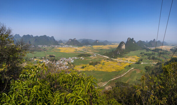 廣西鄉(xiāng)村農(nóng)村農(nóng)秋天秋景