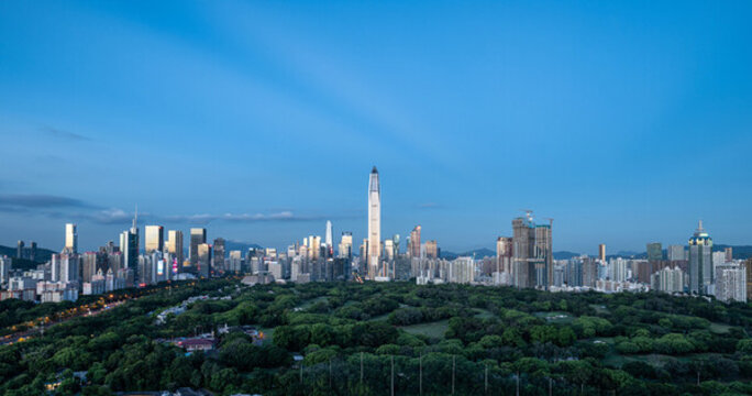 深圳福田中心區(qū)夜景