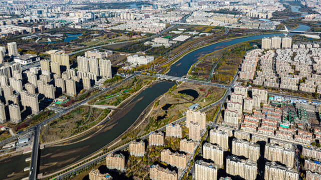 中國長春南溪濕地公園秋季風(fēng)景