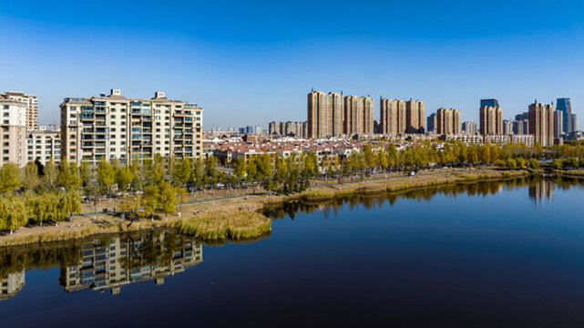 長春南溪濕地公園秋季風(fēng)景