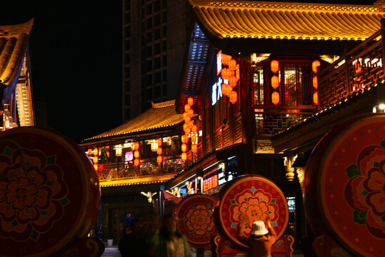 西昌唐園夜景
