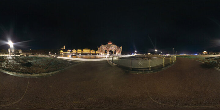 憨山文化景區(qū)全景VR夜景