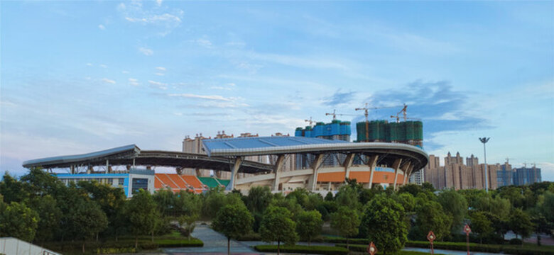 如皋體育館遠(yuǎn)景