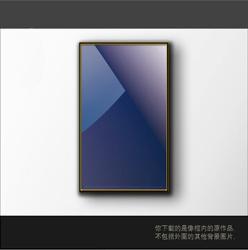 漸變立體三維抽象畫