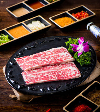 雪花牛肉