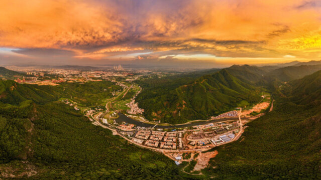 春沐源小鎮(zhèn)遠景