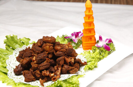 干炸羅根肉