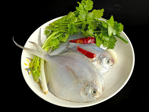 一盤(pán)鮮辣鯧魚(yú)
