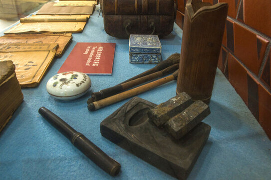 林語(yǔ)堂紀(jì)念館文房四寶展示