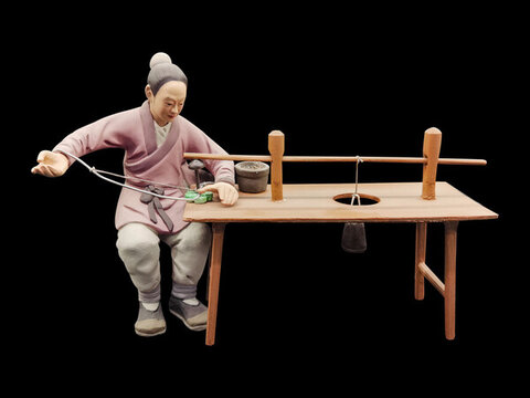 制玉工藝穿孔工序