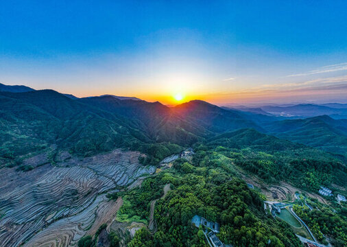江西婺源篁嶺景區(qū)航拍風(fēng)光