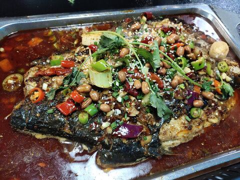 麻辣味烤魚