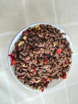干辣椒炒豆?jié){