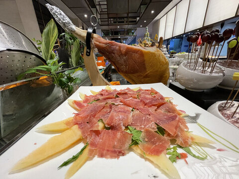 自助餐西班牙火腿利比亞火腿