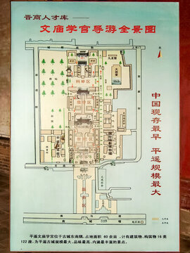 平遙文廟導(dǎo)覽圖