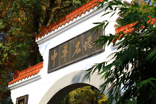 武漢解放公園中華名塔園