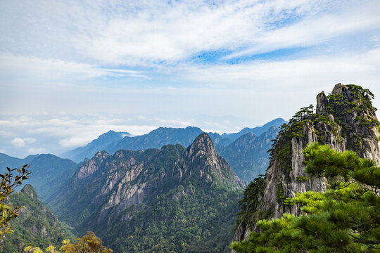 安徽黃山風景區(qū)自然風光