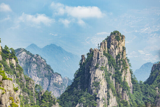 安徽黃山風景區(qū)自然風光