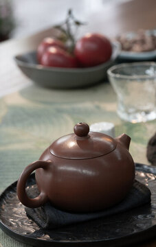 茶室泡茶喝茶