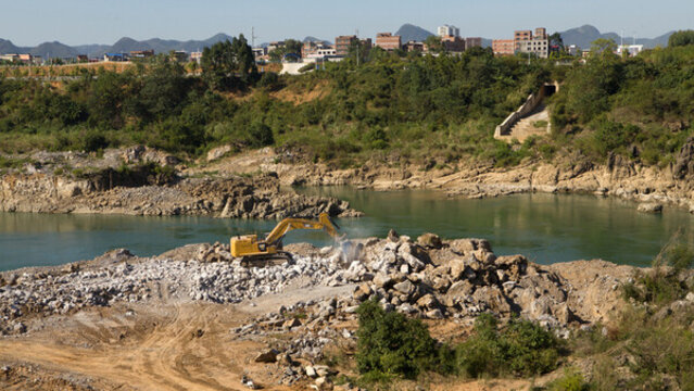 紅水河河堤改建