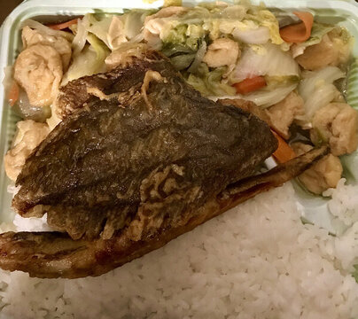 炸小嘴魚胖頭魚豆泡大頭菜