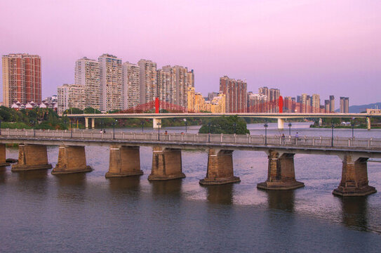 漳州九龍江橋梁建筑