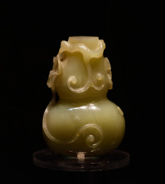黃玉葫蘆鼻煙壺