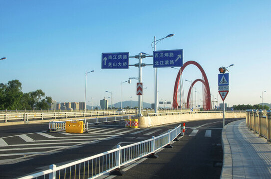 漳州芝山大橋橋上景觀