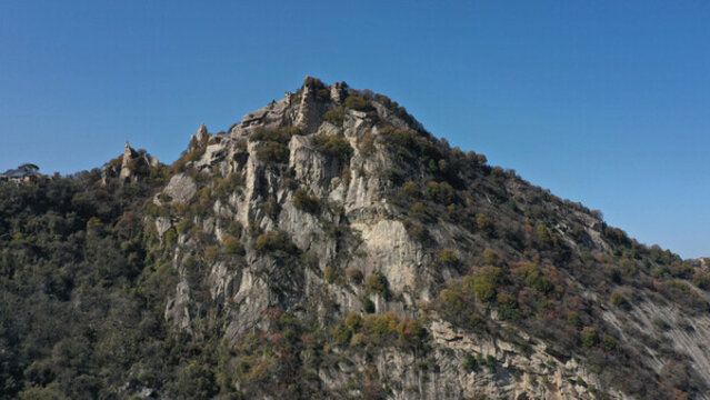 航拍秦嶺翠華山終南山