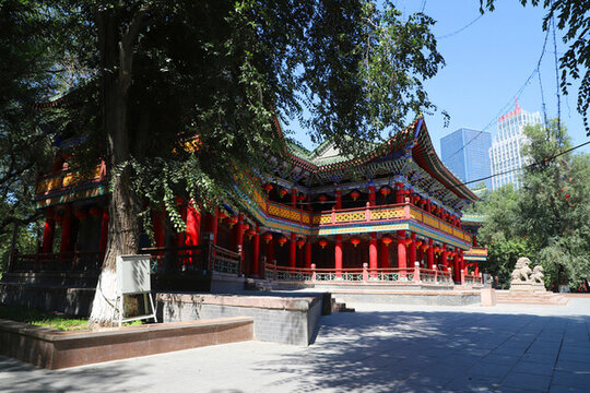 烏魯木齊人民公園夏季景色