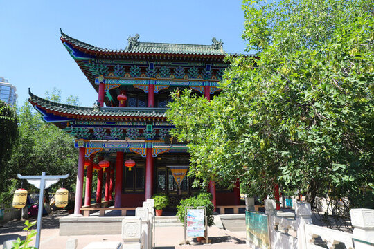 烏魯木齊人民公園夏季景色