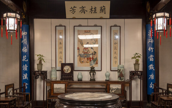 古代廳堂家具陳列