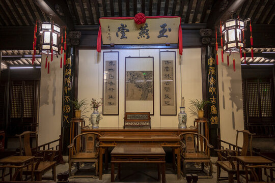 古代廳堂家具陳列