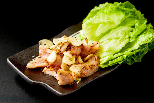 蒜香豬頸肉