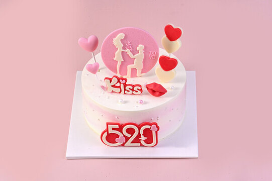 520粉色蛋糕